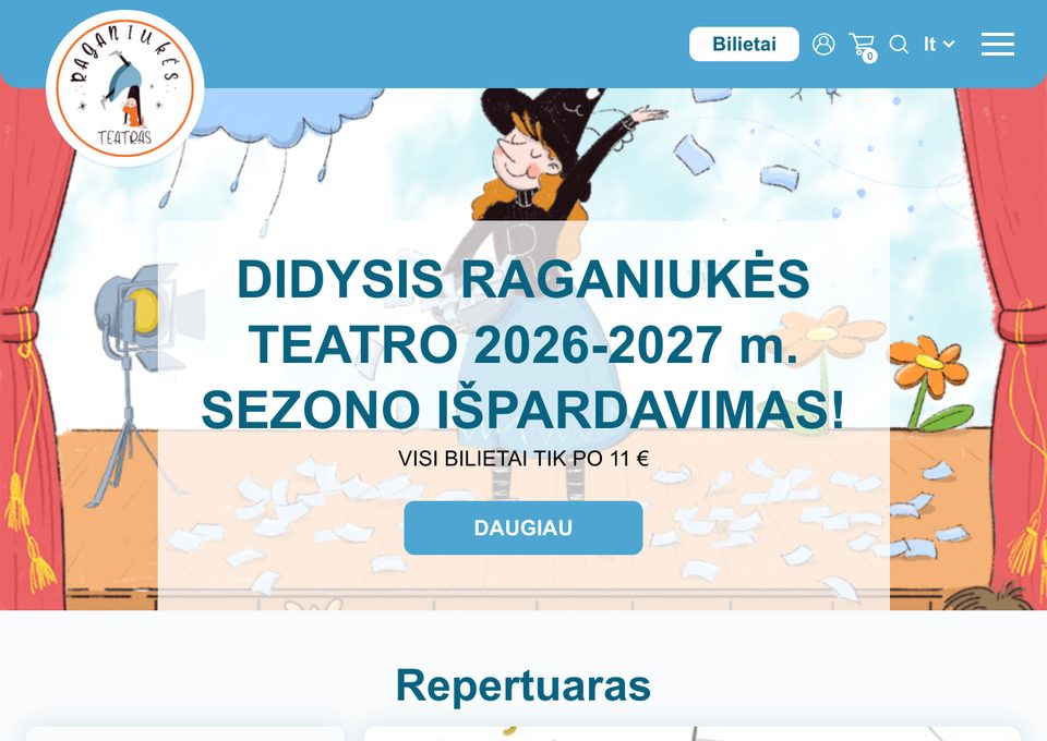 Raganiukės teatras — sena svetainė